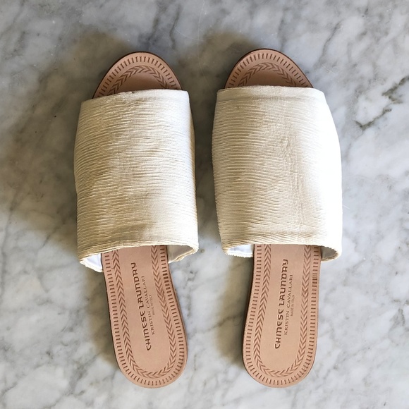 chinese laundry slide sandals